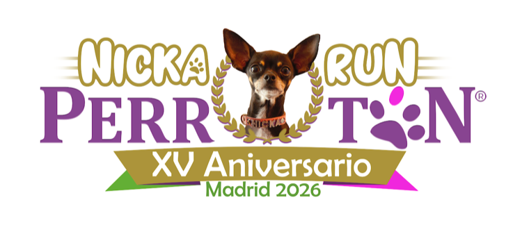 #Perroton Madrid 2026 NickaRun logo